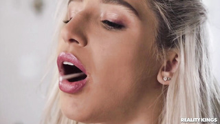 Abella Danger is dressed in a rosy, spandex costume while having super-naughty anal invasion fucky-fucky with Jmac
