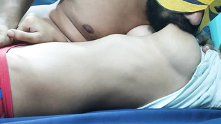 Indian stunner, Priya is screaming while her paramour is slurping her cootchie and smashing her brains out