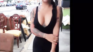 Crimson haired Latina, Leah Dark-Hued is throating hard-on in the super hot bath, before getting pulverized