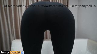 Naughty, inexperienced stunner got torn up from the back, while her beau was on his way home