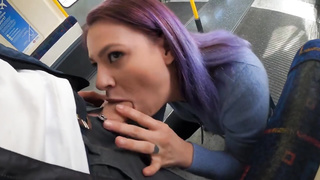 Risky Oral In London Teach. Caught by Stranger Spunk on Face 4K ELLA BOLT