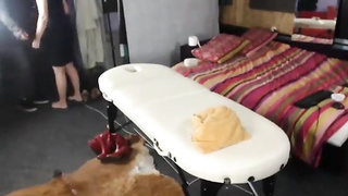 Awesome Masseur Intercourse Games Homemade With Customer Spycam