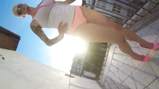 Hottest Light-Haired Cougar and youthfull dark-hued cunt munching