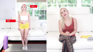 Aria Banks is a sugary-sweet blondie damsel who enjoys to get humped in many postures