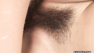 Chinese stunner is getting down on all fours in front of her fellow and impatiently throating his knob, to satiate him