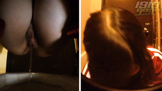 Restroom Webcam HD: Curvaceous Nubile