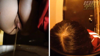 Restroom Webcam HD: Curvaceous Nubile