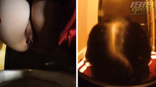 Restroom Webcam HD: Curvaceous Nubile