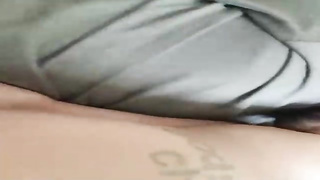 Glamorous stunner is breastfeeding a ultra-kinky dude while providing him a hand-job, because he loves it