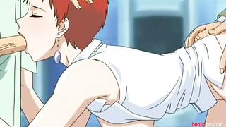 Anime Porn cougar is getting screwed in a public place, after providing a deep blowage to a stranger