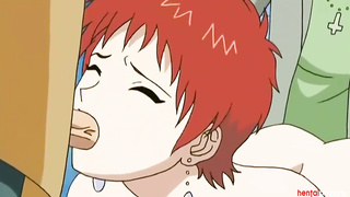 Anime Porn cougar is getting screwed in a public place, after providing a deep blowage to a stranger