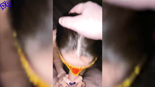 Bony Stunner Voluptuous Gargling Manmeat Paramour While Hubby Not at Home