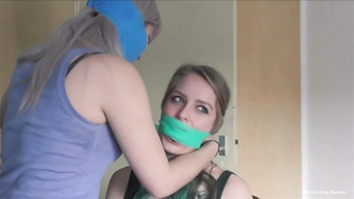 2 nubile gals attempt gags