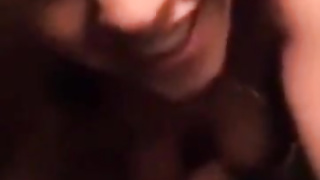 This dark-haired stunner is getting her bootie porked rock hard live on periscope