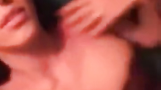 This dark-haired stunner is getting her bootie porked rock hard live on periscope