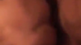 This dark-haired stunner is getting her bootie porked rock hard live on periscope