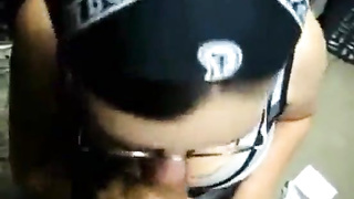 Blowjobassistant info 334 Dame in glasses deep throats and gulps everything