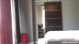 Dark haired female is railing a rock rock-hard pecker after deepthroating it, because she wants to spunk