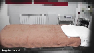 Pretty lady is getting a highly fantastic rubdown in front of the covert camera and lovin’ it