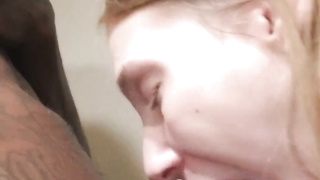 Amatuer Snow bunny nailing BIG BLACK COCK in restroomsr