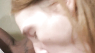 Amatuer Snow bunny nailing BIG BLACK COCK in restroomsr