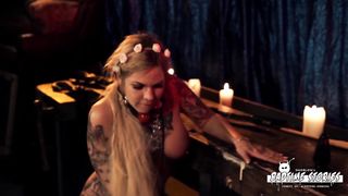 Her tormentor's voice