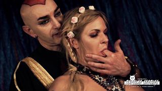 Her tormentor's voice