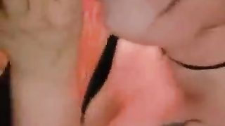 Stunning honey with immense funbags bj's fuckpole