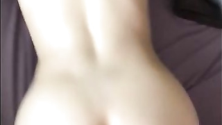 Bare, unexperienced dark haired is getting her daily portion of plumb, in front of the camera