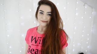 Lexa is using all kinds of fruits and vegetables to bang her taut rump fuck hole