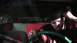 Tattooed, blondie damsel with fat, rigid baps is fellating knob and getting humped, from the back