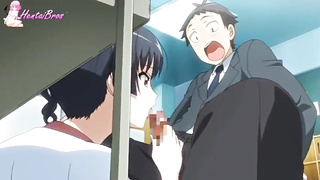 Animation stunner with monstrous funbags and dark hair is about to get her daily dosage of shag