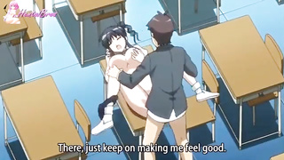 Animation stunner with monstrous funbags and dark hair is about to get her daily dosage of shag