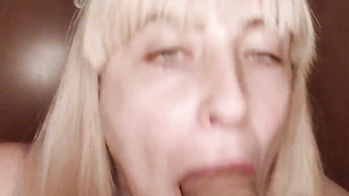 Deep Throating my stepbro's immense sausage, with my parents in the next bedroom