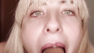 Deep Throating my stepbro's immense sausage, with my parents in the next bedroom