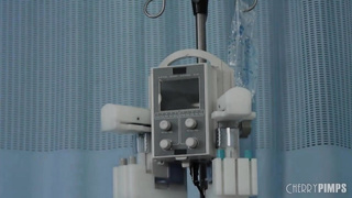 Wondrous, blondie nurse is about to drill one of the patients, while no one is seeing