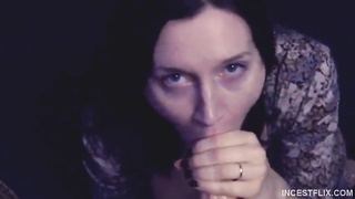 Now this is something you don't observe everyday, an adolescent sonny training his bashful mommy how to inhale his stiffy, she finishes up being a A    college girl as far as her stepson and us are worried!.. Love!