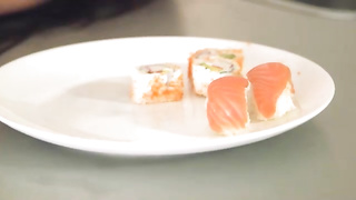 Adorable gals are having gang fuck-a-thon with a fabulous stud and one of his finest buddies