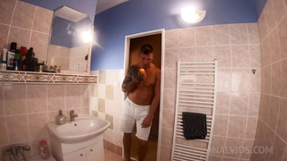 Blondie doll enjoys the way new, torrid urinate senses all over her after having assfucking hump