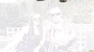 Japanese beefstick teaser, Leslie is providing a deep dt to a guy she would like to poke