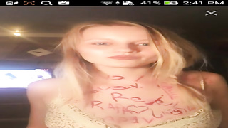 Nice blondie honey was posing in a fabulous sundress before she got bare to taunt a bit