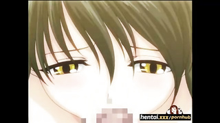 Whorish animation dark haired, Yoen Emaki is antsy to get penetrated, while her byfriend is out of town