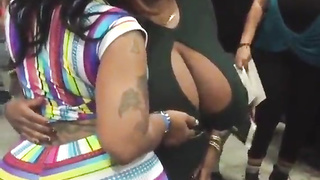 Enormous Udders Candid Expo