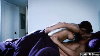 Sista pulverizes eyes covered stepbrother