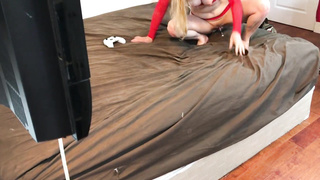 My stepbrother came in my cooch while I was frolicking a flick game - Erin Electra