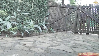 Giant bootie student isn't exploring because she is too active railing a rock stiff meat stick