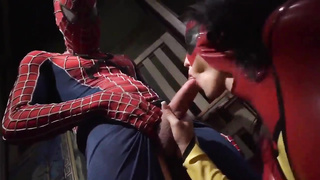 Spider female and Spider-Stud get it on.