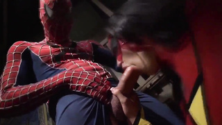 Spider female and Spider-Stud get it on.