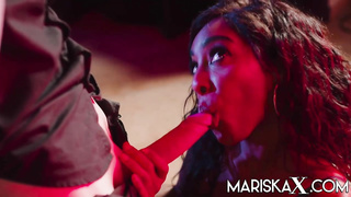 Mariska is orgying with pals every once in a while, because it perceives so drilling superb