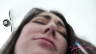 Lily Adams is oftentimes frigging her moist cooch and even getting poked until she spunks